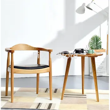Современные обеденные стулья для гостиной Скандинавский дизайн, Роскошные кухонные стулья с подлокотниками, Эргономичная мебель для отдыха на открытом воздухе Sedia Da Pranzo