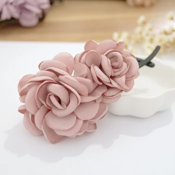 заколка для волос с красивым розовым жемчужным бантом ручной работы fashin ins 3D