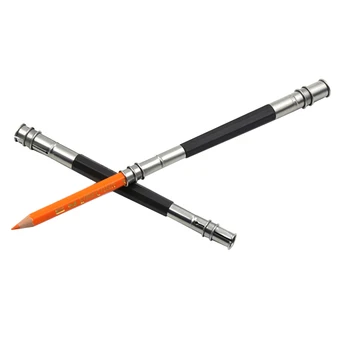 Профессиональный регулируемый удлинитель для карандашей с двойной головкой, двусторонний эскиз для всех видов карандашей, Школьный офисный инструмент для рисования