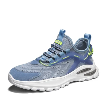 Мужская спортивная обувь на открытом воздухе, дышащие устойчивые удобные кроссовки для бега, походная обувь для фитнеса