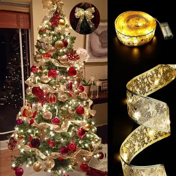 Освещение атмосферы в помещении, лента, Рождественская елка, Декоративные огни, лента, Рождественские огни, гирлянда, декоративные огни для свадебной вечеринки