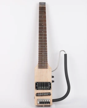 Гитара безголовая электрическая бесшумная для путешествий ультракороткой длины, портативная складная гитара guitare guiter