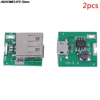 2 шт./лот Micro USB 5V Li-ion 18650 Модуль зарядного устройства Плата DIY Power Bank Оптом