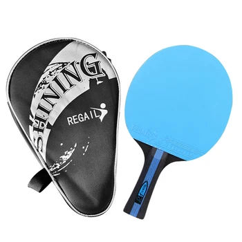 Профессиональная ракетка для настольного тенниса, ракетка для настольного тенниса, ракетка для пинг-понга с сумкой для переноски для начинающих Мальчиков и девочек