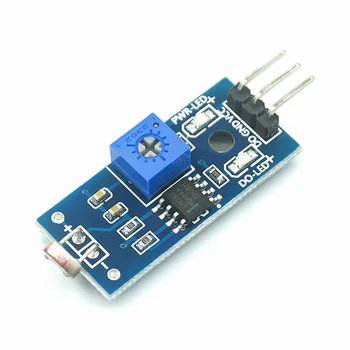 LM393 4pin Оптическое чувствительное сопротивление Светочувствительный модуль датчика для arduino DIY Kit