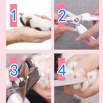 Набор кусачек для ногтей для домашних животных, кошек, собак, универсальные кусачки для обрезки ногтей, Удобные трудозатратные принадлежности для кошек