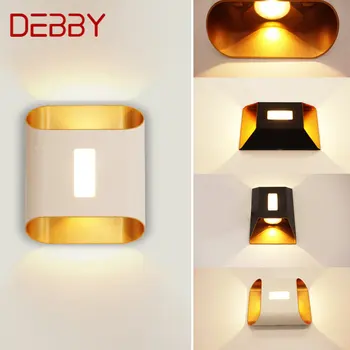 Уличные настенные светильники DEBBY Modern LED IP65 Водонепроницаемые бра Creative Home Декоративные для балкона