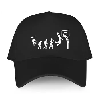 Мужская модная хлопковая шапка с принтом, дышащая кепка Born to Basketball Evolution, летняя бейсболка унисекс, удобная уличная шляпа
