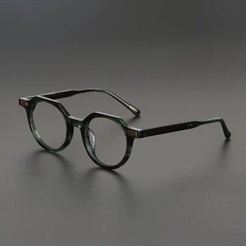 2023 ретро оправа для очков мужские высококачественные ацетатные дизайнерские классические оптические очки для чтения при Близорукости персонализированные женские очки