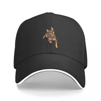 Бейсбольная кепка с милой иллюстрацией собаки карликового пинчера, кепки дальнобойщика, кепки с аниме для гольфа, кепки для женщин и мужчин
