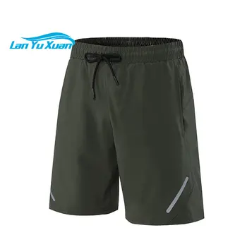 Оптовые быстросохнущие шорты для бега с логотипом oem, изготовленные на заказ, спортивные повседневные мужские спортивные штаны для бега, шорты для спортзала