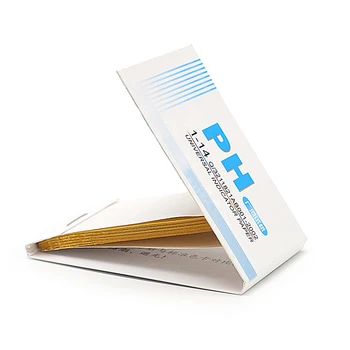 1x 80 полосок с полным индикатором pH 1-14, Лакмусовая бумажный набор для тестирования