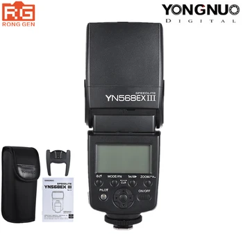 YONGNUO YN568EX III YN-568EX III TTL Беспроводная HSS Вспышка Speedlite для Цифровой Зеркальной камеры Canon Nikon, Совместимая с YN600EX-RT II YN568EXII