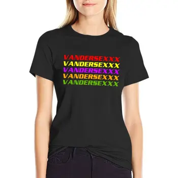 Клубная футболка Vandersexxx с коротким рукавом, винтажная футболка, летний топ, женская одежда