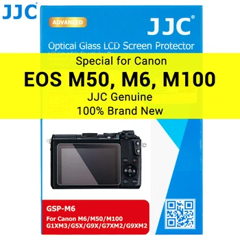 Защитная пленка для экрана из закаленного стекла камеры JJC для Canon EOS M50 Mark II, M6 Mark II, M6, M50, M100, PowerShot G9X, G7X, G5X, G1X