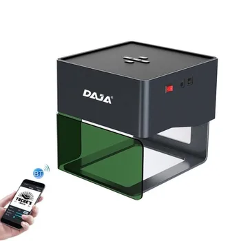 Mini DAJA DJ6 80*80 мм лазерный гравировальный резак, лазерный гравировальный станок, лазерный принтер, машины для дерева, пластика, бамбука, кожи
