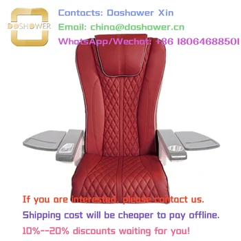Комплект дивана из натуральной кожи с подушкой для головы от производителя Red Leather Spa Chair Pad Set