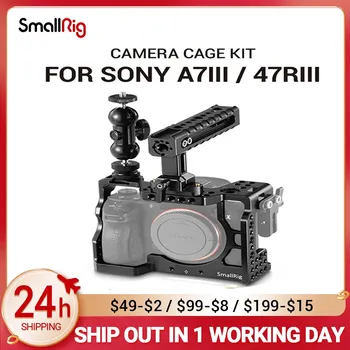Комплект камеры SmallRig a7r3 для sony a7m3 для камеры Sony A7R III/A7 III Cage Rig с верхней ручкой для захвата камеры Шаровой головкой 2103