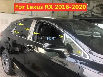 Для Lexus RX RX200T 2016-2020 Защита Для Стайлинга Автомобилей Аксессуары Для Украшения Оконной Стойки Рамы Стойки Планки Крышки Отделка Литье