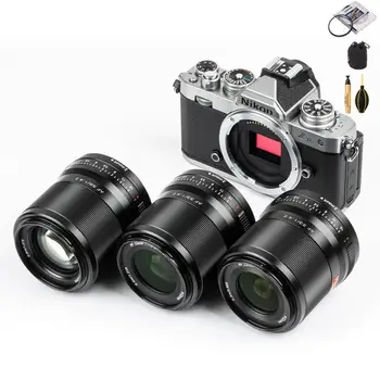 Viltrox 23 мм 33 мм 56 мм Объектив F1.4 с автоматической фокусировкой и портретной лентой с большой диафрагмой APS-C для Nikon Zmount Объектив камеры Zfc Z5 Z6 Z7 II Z50