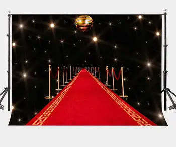 7x5 футов Бесконечный фон для красной ковровой дорожки Черный фон для фотосъемки на потолке студийный реквизит