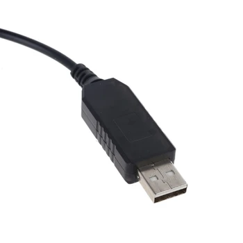 QC3.0 USB до 5 В 9 В 12 В Регулируемое напряжение 5,5x2,5 мм Кабель питания для светодиода маршрутизатора