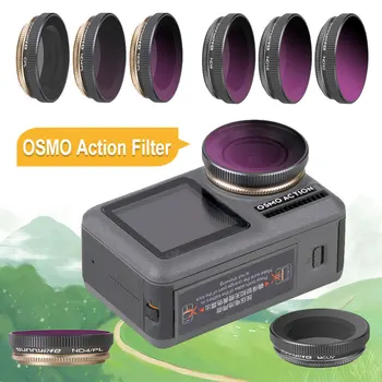 Фильтр для Дайвинга CPL Polar Filter для DJI OSMO Action ND 4 8 16 32 Фильтр для Объектива С Защитой От Ультрафиолета Для Аксессуаров Для Объектива Экшн-Камеры OSMO