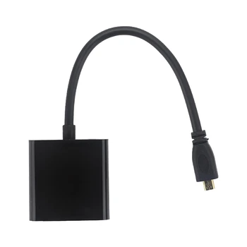 Кабель-адаптер Micro-HDMI-VGA Видео конвертер 1080P с аудиоразъемом USB Кабель питания для камеры Xbox Raspberry Pi 4