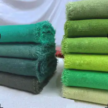 Серия Green Make Home Занавес, Скатерть, Сумка для одежды, Фоновое украшение, Юбка Материал Зеленая льняная ткань