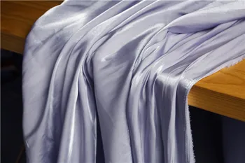 Яркое бледно-фиолетовое хрустальное атласное гладкое платье из летней модной дизайнерской ткани