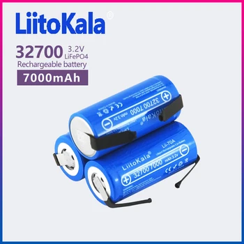 LiitoKala Lii-70A 32700 lifepo4 3,2 в 7000 мАч 33A 55A сварочная прокладка для отвертки с батарейным питанием от электрического велосипеда + Никелевые листы
