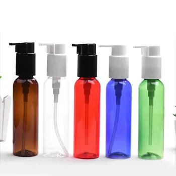 100ML120ML несколько цветных пластиковых ПЭТ-бутылок лосьон эмульсия распылитель насос тонер /вода / туалет /эссенция тумана косметическая упаковка уход за кожей