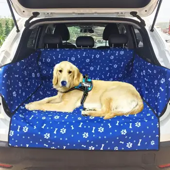 Коврик для домашних животных в багажнике, чехол для заднего сиденья, защитные коврики для собак, защитный чехол для багажника автомобиля, внедорожника, водонепроницаемая подушка безопасности для домашних животных в автомобиле