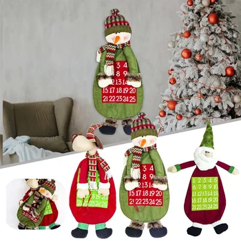 Рождественский Календарь Куклы-Снеговика Home Decor Kawaii Adviento Calendar 2023 Рождественский Адвент-Календарь Для Детей Календарь Появления