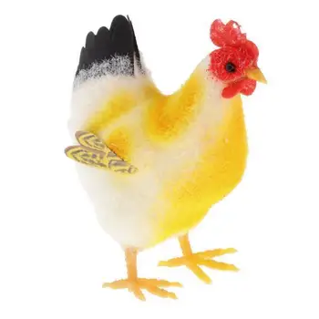 5X искусственная реалистичная фигурка цыпленка для домашнего декора в саду на открытом воздухе курица