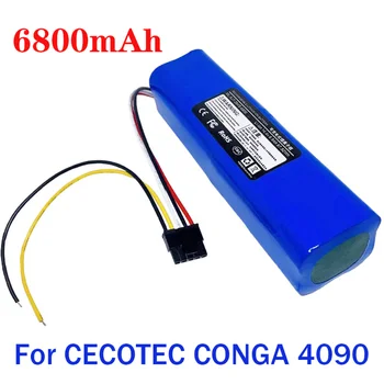Литий-ионный аккумулятор емкостью 6800 мАч для робота-пылесоса CECOTEC CONGA 4090 14,4 В
