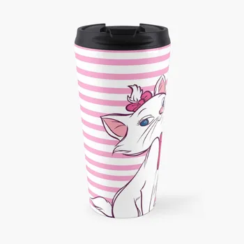 Marie pink от aristocats Travel Coffee Mug Кофейные кружки Креативная Винтажная чашка