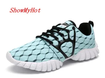 ShowMyHot/ Новый дизайн мужской обуви, летняя легкая дышащая повседневная обувь унисекс для влюбленных, мужская обувь на плоской подошве, zapatillas hombre