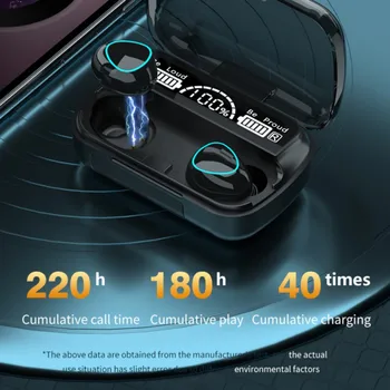Спортивные наушники Mini Touch HiFi с поддержкой Bluetooth, водонепроницаемая гарнитура V 5.1, двойные наушники в виде затычек для ушей с микрофоном