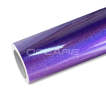 Высококачественная темно-фиолетовая глянцевая психоделическая виниловая пленка оберточная бумага dark Purple Fireworks Vinyl wrao гарантия качества