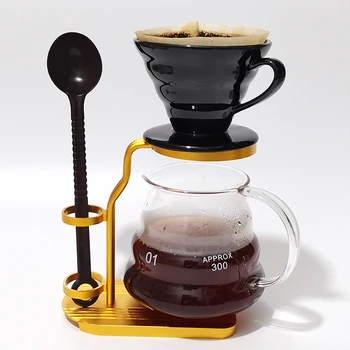 Многоразовая подставка для фильтра для переливания кофе, капельница для кофе на 1-2 чашки, безбумажная, перманентная капельница для кофейного маркера