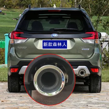 Для Subaru Forester 2019-2021 Автомобильный глушитель звука с турбонаддувом Гофрированный наконечник из нержавеющей стали для тюнинга Аксессуаров Вырез клапана