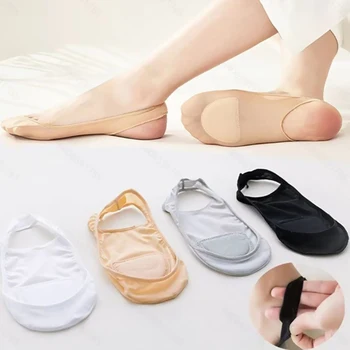 Подушечки для ног в виде носков для женщин, удобные для кожи носочки-лодочки для тапочек
