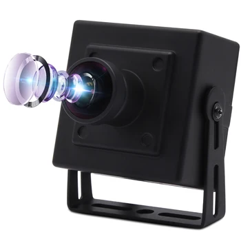 ELP 3840*2880 Мини Широкоугольный Объектив Рыбий Глаз 10 кадров в секунду USB Камера Бесплатный Драйвер Веб-камера Высокого Разрешения для Промышленного Машинного Зрения