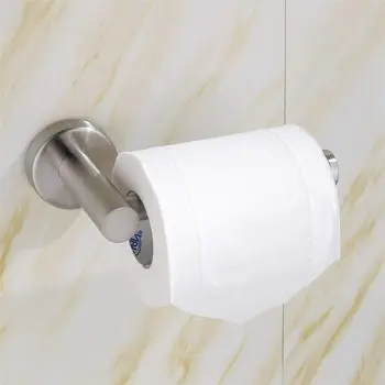Держатель рулона туалетной бумаги Настенное крепление из нержавеющей стали для ванной комнаты и кухни