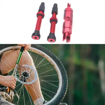 Простой в установке мини-антикоррозийный велосипедный бескамерный шток клапана для горного велосипеда