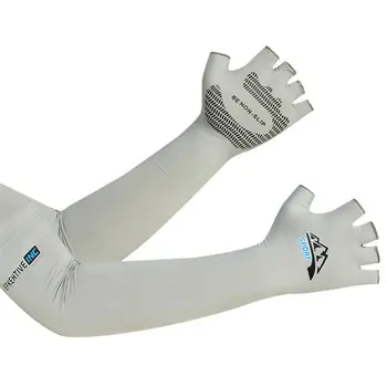 Весенне-летние перчатки из ледяного шелка с ледяным рукавом, удобные для кожи, аксессуары для походов, кемпинга, перчатки для защиты от ультрафиолета, тонкие, 1 пара портативных